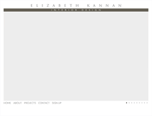 Tablet Screenshot of elizabethkannan.com